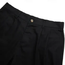 OUKU Men's Shorts Linen Shorts Dress Shorts Summer Shorts Beach Shorts Plain Breathable Soft Short Casual Daily Holiday Fashion Streetwear Black White Inelastic
