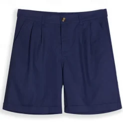 Hot OUKU Men's Shorts Linen Shorts Dress Shorts Summer Shorts Beach Shorts Buttons Pocket Plain Comfort Breathable Short Casual Daily Holiday Fashion Designer White Army Green