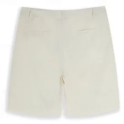 Hot OUKU Men's Shorts Linen Shorts Dress Shorts Summer Shorts Beach Shorts Pocket Buttons Plain Comfort Breathable Knee Length Formal Daily Holiday Vacation Fashion White Sky Blue Inelastic