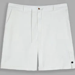 Clearance OUKU Men's Shorts Linen Shorts Summer Shorts Beach Shorts Pocket Drawstring Side Button Plain Comfort Breathable Short Casual Daily Holiday Fashion Designer Black White