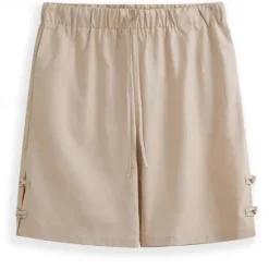 Outlet OUKU Men's Shorts Linen Shorts Summer Shorts Beach Shorts Drawstring Elastic Waist Plain Breathable Knee Length Yoga Beach Hawaiian Casual Black White