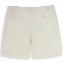 OUKU Men's Shorts Linen Shorts Dress Shorts Summer Shorts Zipper Buttons Pocket Plain Comfort Breathable Knee Length Outdoor Daily Going out Fashion Streetwear White Sky Blue