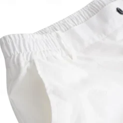 New OUKU Men's Shorts Linen Shorts Summer Shorts Beach Shorts Buttons Pocket Elastic Waist Plain Comfort Breathable Short Casual Daily Holiday Fashion Classic Style White Khaki
