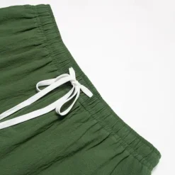 Discount OUKU Men's Shorts Linen Shorts Summer Shorts Pocket Drawstring Elastic Waist Plain Comfort Breathable Short Casual Daily Holiday Fashion Classic Style Black White