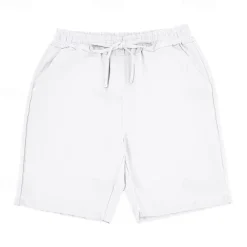 Discount OUKU Men's Shorts Linen Shorts Summer Shorts Beach Shorts Pocket Drawstring Elastic Waist Plain Comfort Breathable Short Vacation Holiday Beach Hawaiian Boho Black White