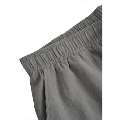 Outlet OUKU Men's Shorts Linen Shorts Summer Shorts Beach Shorts Drawstring Elastic Waist Plain Breathable Soft Short Casual Daily Holiday Streetwear Hawaiian White Blue Micro-elastic
