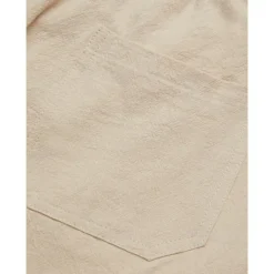 Best OUKU Men's Shorts Linen Shorts Summer Shorts Beach Shorts Drawstring Elastic Waist Multi Pocket Plain Knee Length Outdoor Beach Hawaiian Casual ArmyGreen Black Inelastic