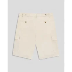 Best OUKU Men's Shorts Linen Shorts Summer Shorts Front Pocket Straight Leg Plain Comfort Breathable Knee Length Party Outdoor Casual Fashion Basic Khaki