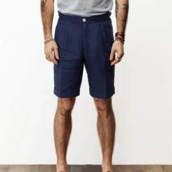Clearance OUKU Men's Shorts Linen Shorts Summer Shorts Pocket Plain Comfort Breathable Outdoor Daily Going out Fashion Streetwear Black White