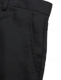 Outlet OUKU Men's Shorts Linen Shorts Dress Shorts Summer Shorts Zipper Buttons Pocket Plain Comfort Breathable Outdoor Daily Going out Fashion Casual Black White