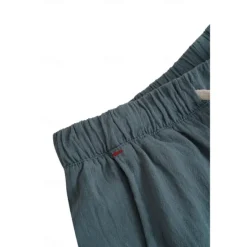 Hot OUKU Men's Shorts Linen Shorts Summer Shorts Capri Pants Drawstring Plain Sports Short Work Daily Linen / Cotton Blend Classic Casual / Sporty Black Green Black