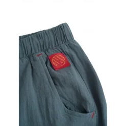 Hot OUKU Men's Shorts Linen Shorts Summer Shorts Capri Pants Drawstring Plain Sports Short Work Daily Linen / Cotton Blend Classic Casual / Sporty Black Green Black