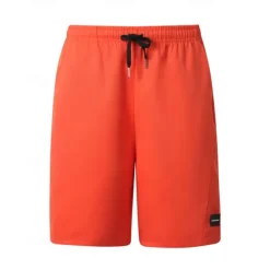 Best OUKU Men's Shorts Summer Shorts Work Shorts Casual Shorts Pocket Drawstring Elastic Waist Plain Comfort Breathable Short Outdoor Vacation Sport Casual Black Pink