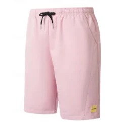 Best OUKU Men's Shorts Summer Shorts Work Shorts Casual Shorts Pocket Drawstring Elastic Waist Plain Comfort Breathable Short Outdoor Vacation Sport Casual Black Pink