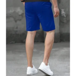 Best OUKU Men's Shorts Summer Shorts Work Shorts Casual Shorts Pocket Drawstring Elastic Waist Plain Comfort Breathable Short Outdoor Vacation Sport Casual Black Pink