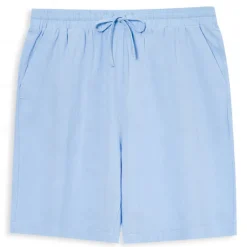 New OUKU Men's Shorts Summer Shorts Beach Shorts Drawstring Elastic Waist Straight Leg Plain Comfort Breathable Short Daily Beach Fashion Chic & Modern Black Yellow Micro-elastic