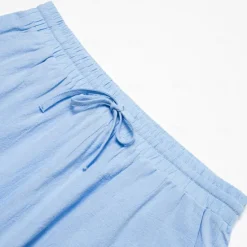 New OUKU Men's Shorts Summer Shorts Beach Shorts Drawstring Elastic Waist Straight Leg Plain Comfort Breathable Short Daily Beach Fashion Chic & Modern Black Yellow Micro-elastic