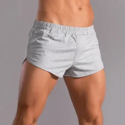Best OUKU Men's Shorts Summer Shorts Casual Shorts Pocket Elastic Waist Plain Comfort Breathable Short Casual Daily Classic Casual Black Light Grey