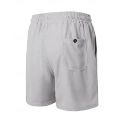 Sale OUKU Men's Shorts Summer Shorts Casual Shorts Pocket Drawstring Elastic Waist Plain Comfort Breathable Short Outdoor Vacation Sport Casual Black Navy Blue Micro-elastic