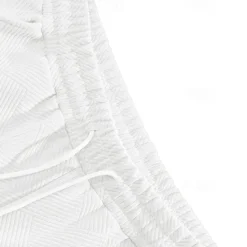Online OUKU Men's Shorts Summer Shorts Casual Shorts Pocket Drawstring Elastic Waist Plain Textured Comfort Breathable Knee Length Outdoor Vacation Sport Casual Black White