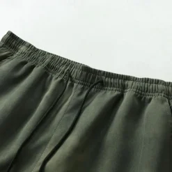 Outlet OUKU Men's Shorts Summer Shorts Casual Shorts Pocket Drawstring Elastic Waist Plain Comfort Breathable Short Outdoor Vacation Sport Casual Black Army Green