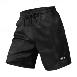 Outlet OUKU Men's Shorts Summer Shorts Casual Shorts Pocket Drawstring Elastic Waist Plain Comfort Breathable Short Outdoor Vacation Sport Casual Black Army Green
