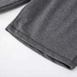 Hot OUKU Men's Shorts Summer Shorts Casual Shorts Pocket Drawstring Plain Comfort Breathable Knee Length Outdoor Vacation Sport Casual Black White
