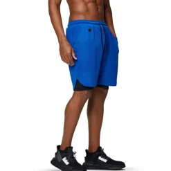 Outlet OUKU Men's Shorts Sunday Shorts Sports Going out Weekend Running Casual Drawstring Elastic Waist Plain Knee Length Gymnatics Activewear Black White Micro-elastic