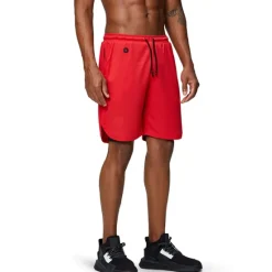 Outlet OUKU Men's Shorts Sunday Shorts Sports Going out Weekend Running Casual Drawstring Elastic Waist Plain Knee Length Gymnatics Activewear Black White Micro-elastic