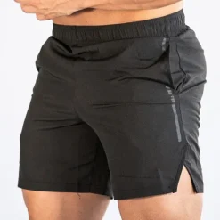 Hot OUKU Men's Shorts Sunday Shorts Sports Going out Weekend Running Casual Elastic Waist Plain Knee Length Gymnatics Activewear Black Light Grey Micro-elastic
