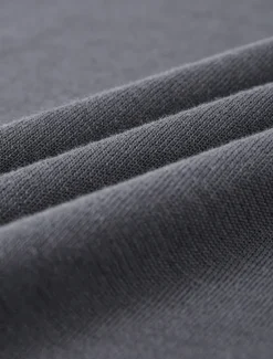 OUKU Men's Silk Linen Cotton T Shirt Short Sleeve Crew Neck Summer Solid Color Daily Casual Daily Leisure Color Block Vacation Causal Casual Dark Gray Black White Top Tee for Men