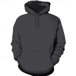 New OUKU Men's Skeleton Snake Hoodie Hoodies Sweatshirt Punk Gothic Long Sleeve Hooded Party Holiday Streetwear White Khaki Print Front Pocket Spring & Fall Designer
