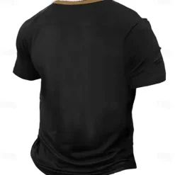 Outlet OUKU Men's Skull Motorcycle T Shirt Short Sleeve T shirt 3D Print Crew Neck Shirt Retro Vintage Western Style Street Casual Bar Black Red Blue Spring & Summer Clothing Apparel S M L XL 2XL 3XL