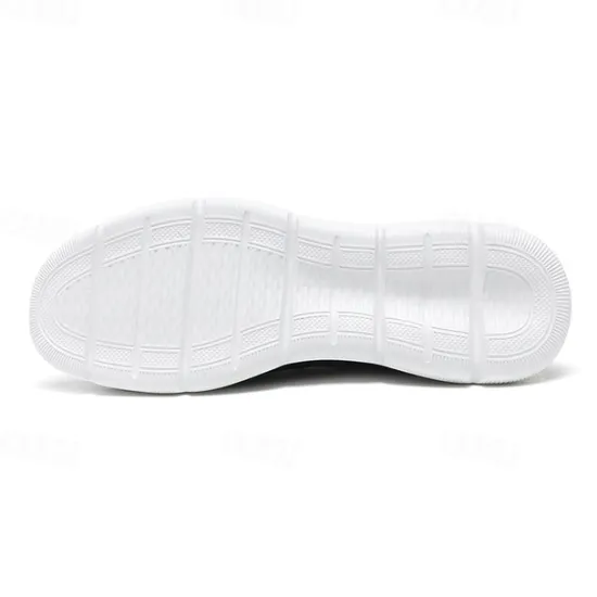 Best OUKU Men's Slip-On Knit Sneakers, Breathable Mesh Upper with Comfortable Fit, Casual Lightweight Shoes for Everyday and Outdoor Activities