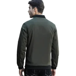 Clearance OUKU Men's Softshell Flight Bomber Jacket Military Tactical Jacket Slim Fit Casual Outdoor Sun Protection Quick Dry Lightweight Windbreaker Jacket Trench Coat Outerwear Top Full Zipper Hunting Fishing