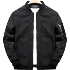 Clearance OUKU Men's Softshell Flight Bomber Jacket Military Tactical Jacket Slim Fit Casual Outdoor Sun Protection Quick Dry Lightweight Windbreaker Jacket Trench Coat Outerwear Top Full Zipper Hunting Fishing