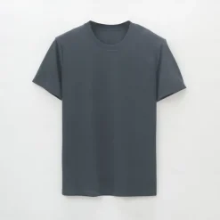 New OUKU Men's Sorona Cotton T Shirt Solid Color Crew Neck School Training Short Sleeve Crewneck Clothing Apparel Sports Neutral Daily Sports & Outdoors