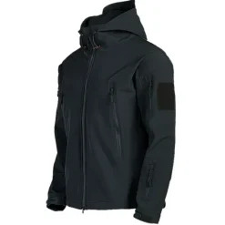 Best OUKU Men's Special Ops Military Tactical Soft Shell Jacket Coat Hunting Fleece Hooded Coat Outdoor Thermal Warm Waterproof Windproof Fleece Lined Lightweight Winter Trench Coat Top Camping Fishing