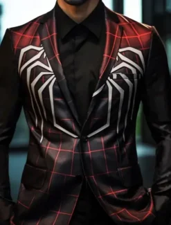 Discount OUKU Men's Spider Long Sleeve Turndown Business Work Wear to work Going out Buttons Print Multi Pocket