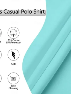 OUKU Men's Sport Polo Golf Shirt Casual Sports Tops Ribbed Polo Collar Short Sleeve Fashion Basic Solid Color Patchwork Summer Regular Fit Black White Red Blue Green Sport Polo
