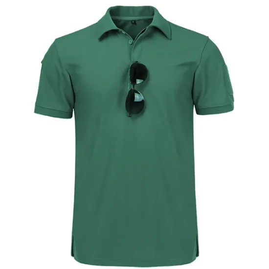 Online OUKU Men's Sport Polo Golf Shirt Casual Holiday Lapel Short Sleeve Fashion Basic Plain Classic Summer Regular Fit Black Army Green khaki Grey Sport Polo