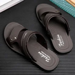 Online OUKU Men's Sport Sandals with Adjustable Straps, Comfortable Outdoor Footwear for Beach, Hiking, and Casual Wear