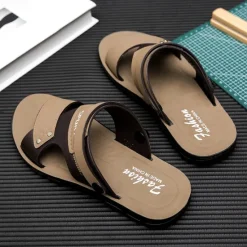 Online OUKU Men's Sport Sandals with Adjustable Straps, Comfortable Outdoor Footwear for Beach, Hiking, and Casual Wear