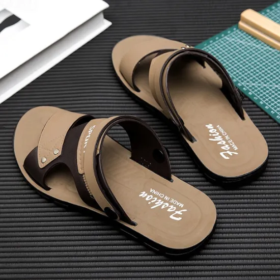Online OUKU Men's Sport Sandals with Adjustable Straps, Comfortable Outdoor Footwear for Beach, Hiking, and Casual Wear