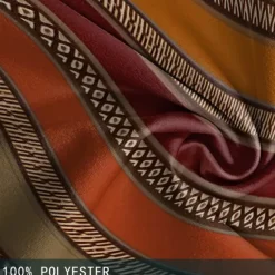 Discount OUKU Men's Stripe Grid / Plaid Geometric Pattern Swim Shorts Board Shorts Swimming Trunks Mid Waist Hawaiian Casual Holiday Beach Drawstring with Mesh lining Elastic Waist Designer Clothing Apparel Brown