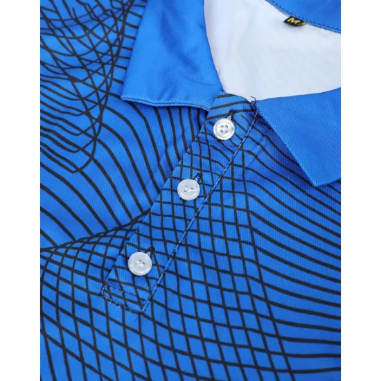 Online OUKU Men's Striped Sports Polo Shirts Golf Shirt Short Sleeve Polo Shirts Collared Shirts Casual Sportswear Vacation Wear Buttons 3D Print Black and Red Black-White Black