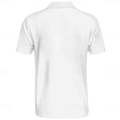 Discount OUKU Men's Striped Sports Polo Shirts Golf Shirt Short Sleeve Polo Shirts Collared Shirts Sportswear Vacation Wear Buttons 3D Print Summer Blue