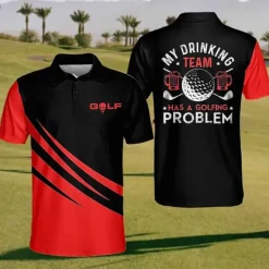 New OUKU Men's Striped Sports Polo Shirts Golf Shirt Short Sleeve Polo Shirts Collared Shirts Casual Sportswear Vacation Wear Buttons 3D Print Yellow Red Royal Blue