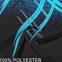 OUKU Men's Striped Sports Polo Shirts Golf Shirt Short Sleeve Polo Shirts Collared Shirts Casual Sportswear Vacation Wear Buttons 3D Print Spring & Summer Pink Blue Green