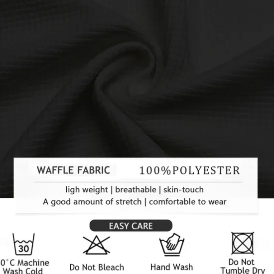 Hot OUKU Men's Striped Waffle Polo Shirts Golf Shirt Long Sleeve Polo Shirts Collared Shirts Business Casual WorkWear Formal Wear Festival Wear Buttons 3D Print Spring & Summer Black Blue Orange